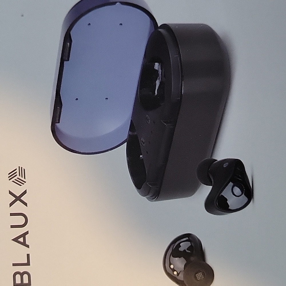 Wireless Black Earbud Headphones